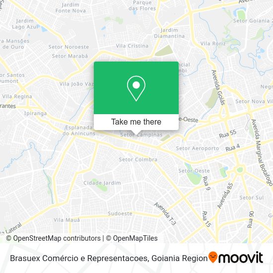 Brasuex Comércio e Representacoes map