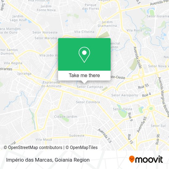 Império das Marcas map