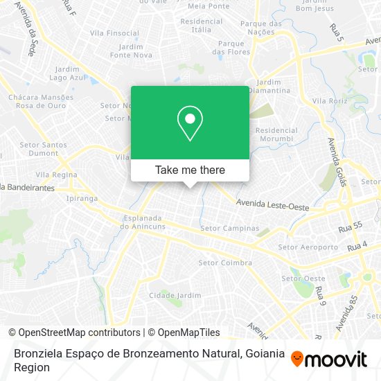 Bronziela Espaço de Bronzeamento Natural map