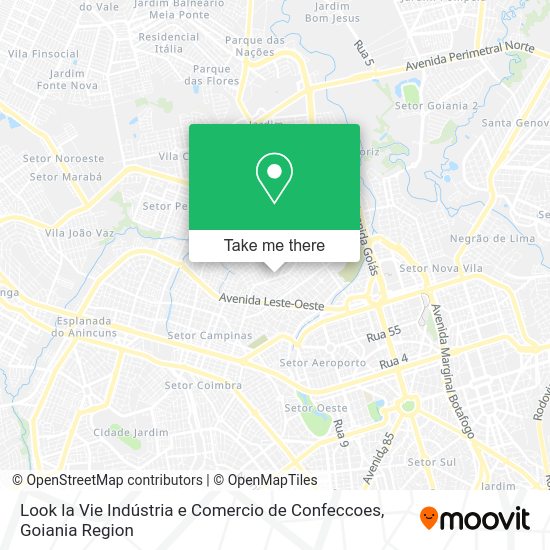 Look la Vie Indústria e Comercio de Confeccoes map