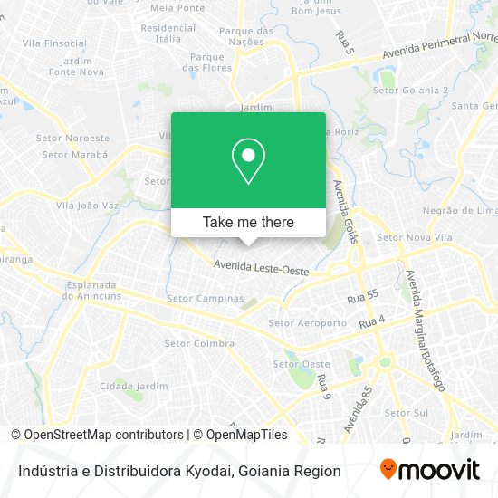 Indústria e Distribuidora Kyodai map