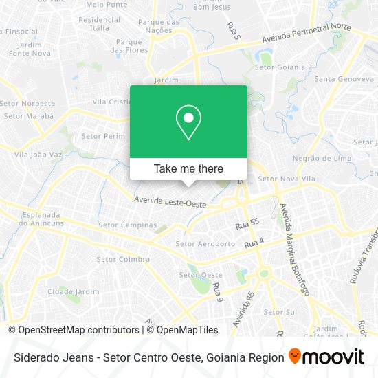 Siderado Jeans - Setor Centro Oeste map