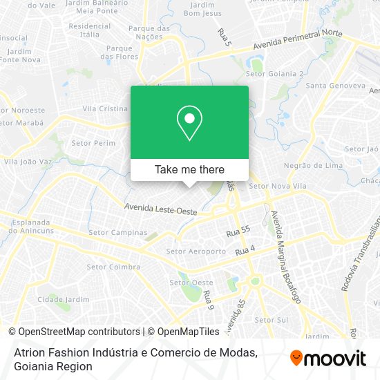 Atrion Fashion Indústria e Comercio de Modas map