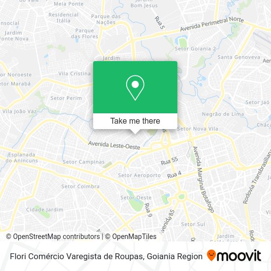 Flori Comércio Varegista de Roupas map