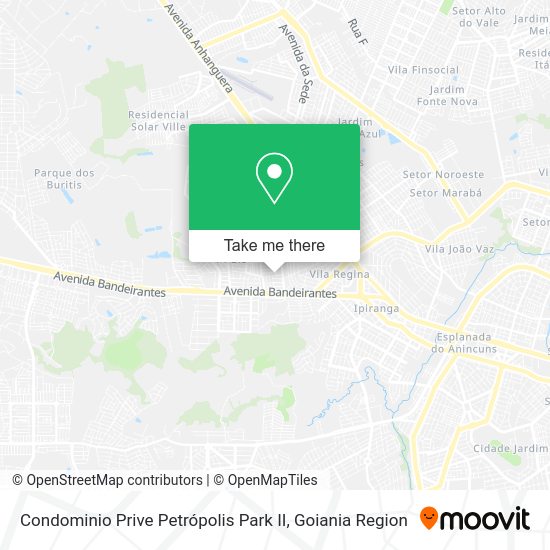 Condominio Prive Petrópolis Park II map