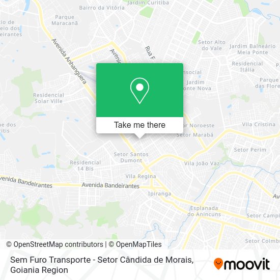 Sem Furo Transporte - Setor Cândida de Morais map