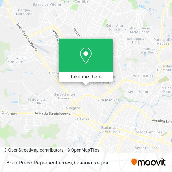 Bom Preço Representacoes map