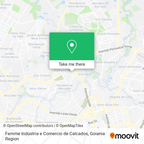 Femme Indústria e Comercio de Calcados map
