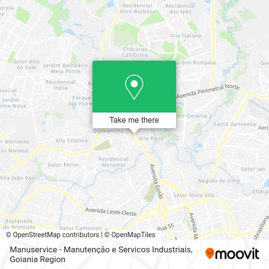 Manuservice - Manutenção e Servicos Industriais map