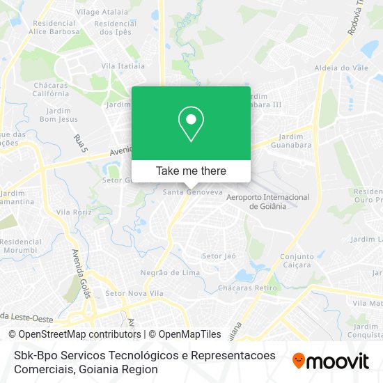 Sbk-Bpo Servicos Tecnológicos e Representacoes Comerciais map