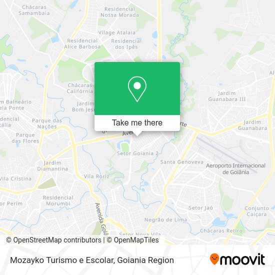 Mozayko Turismo e Escolar map