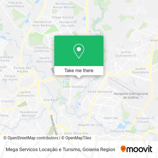 Mega Servicos Locação e Turismo map