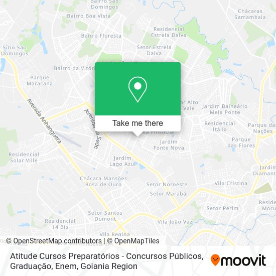 Atitude Cursos Preparatórios - Concursos Públicos, Graduação, Enem map