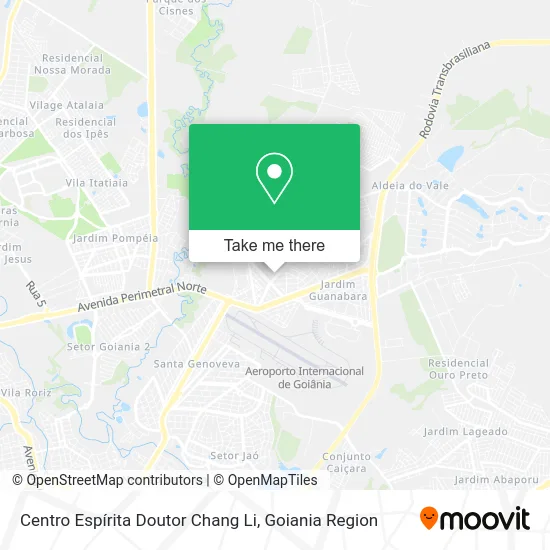 Centro Espírita Doutor Chang Li map