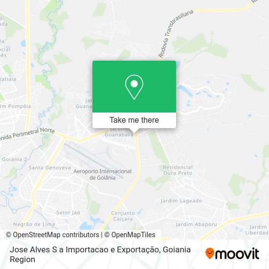 Jose Alves S a Importacao e Exportação map
