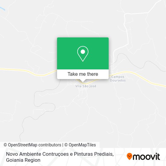Novo Ambiente Contruçoes e Pinturas Prediais map