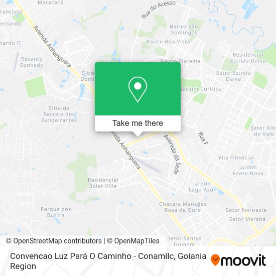 Convencao Luz Pará O Caminho - Conamilc map