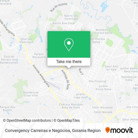 Convergency Carreiras e Negócios map