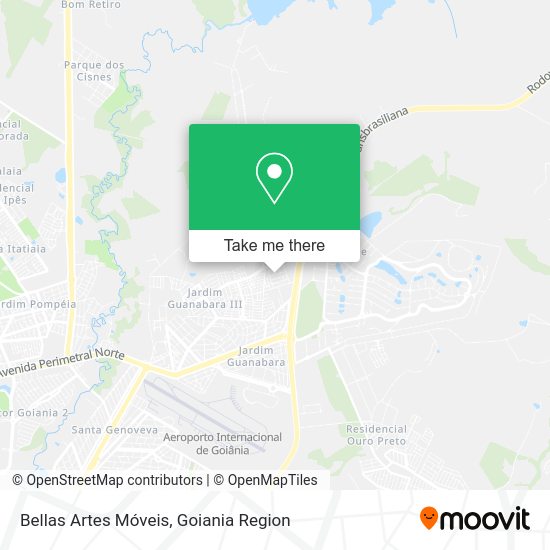 Bellas Artes Móveis map