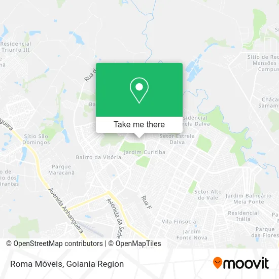 Roma Móveis map