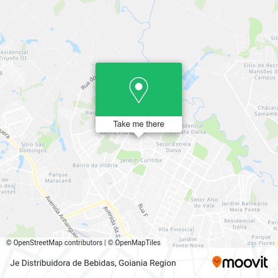 Je Distribuidora de Bebidas map