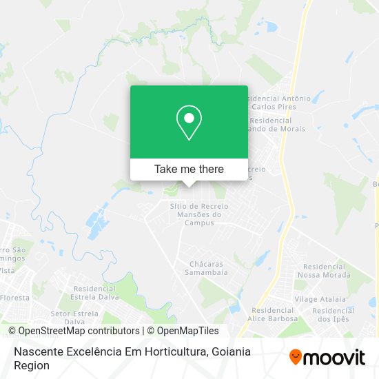 Nascente Excelência Em Horticultura map