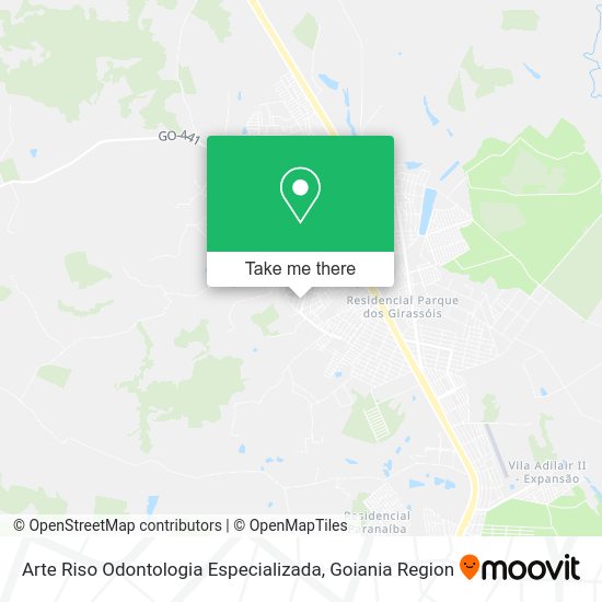 Arte Riso Odontologia Especializada map