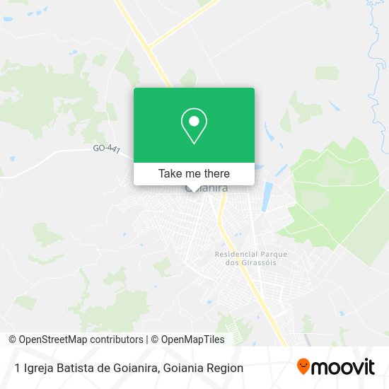 1 Igreja Batista de Goianira map