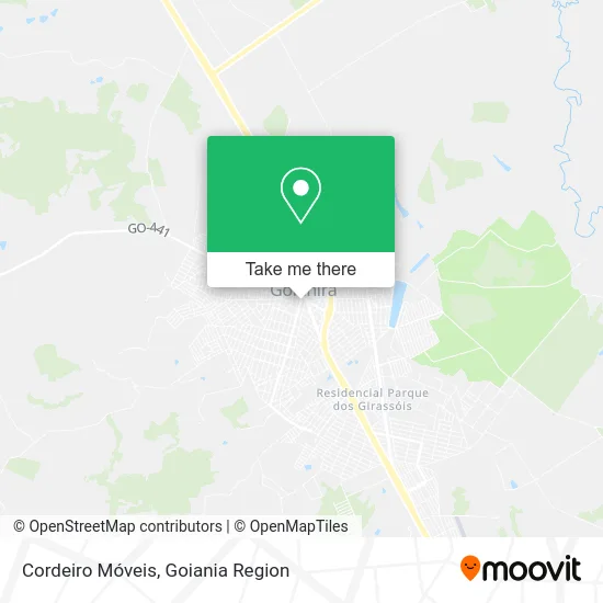 Cordeiro Móveis map