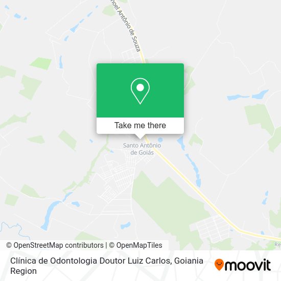 Clínica de Odontologia Doutor Luiz Carlos map