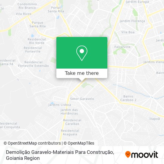 Demolição Garavelo-Materiais Para Construção map