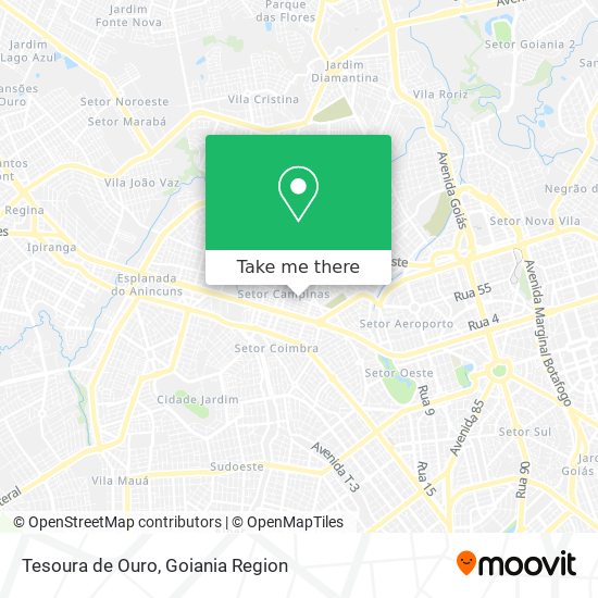 Tesoura de Ouro map