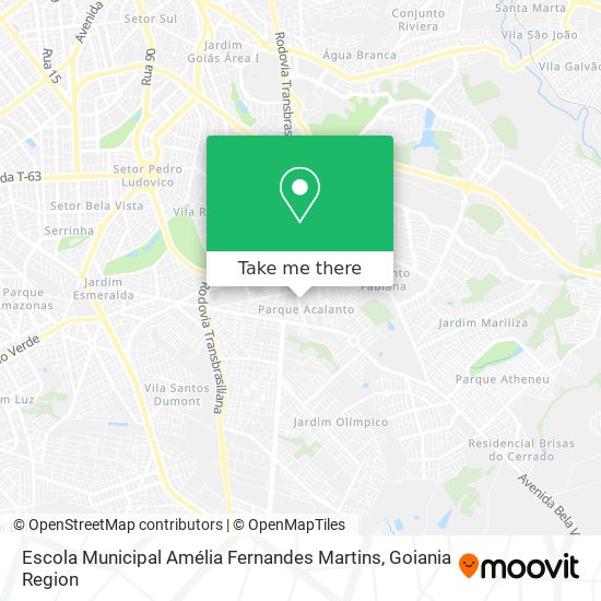 Escola Municipal Amélia Fernandes Martins map