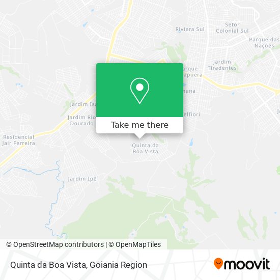 Mapa Quinta da Boa Vista