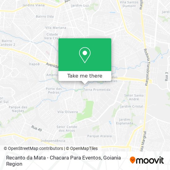 Recanto da Mata - Chacara Para Eventos map