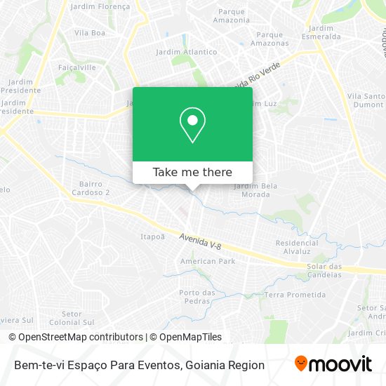 Mapa Bem-te-vi Espaço Para Eventos