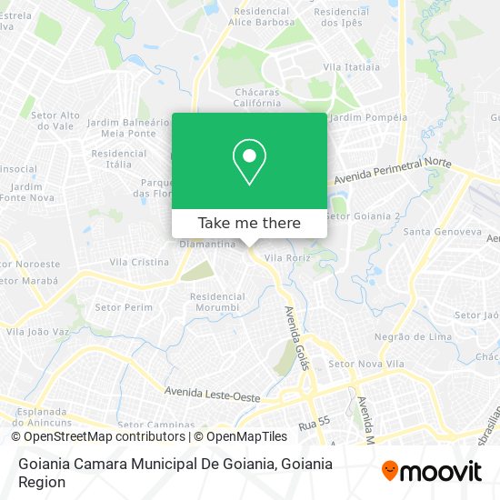 Goiania Camara Municipal De Goiania map