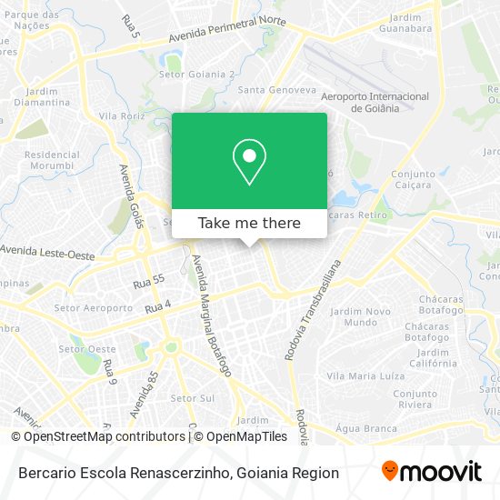 Bercario Escola Renascerzinho map