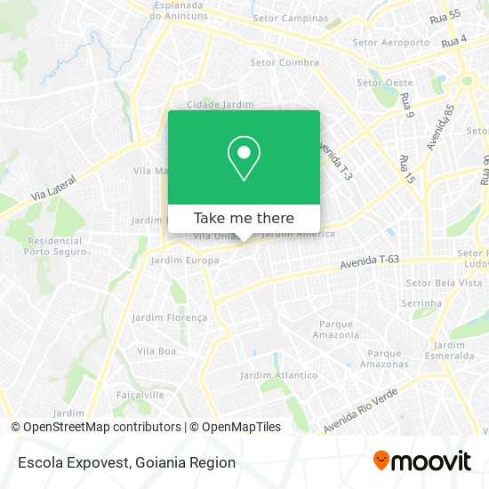 Escola Expovest map