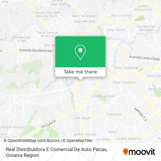 Real Distribuidora E Comercial De Auto Pecas map