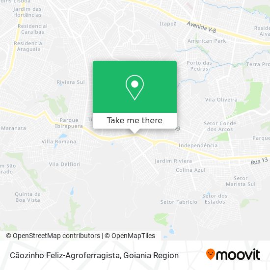 Cãozinho Feliz-Agroferragista map