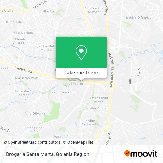 Drogaria Santa Marta map