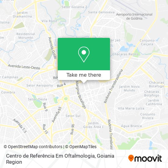 Centro de Referência Em Oftalmologia map