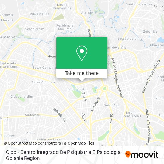 Cipp - Centro Integrado De Psiquiatria E Psicologia map