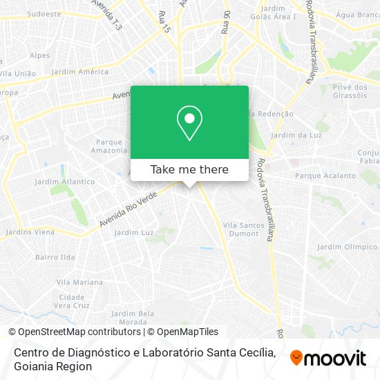 Centro de Diagnóstico e Laboratório Santa Cecília map