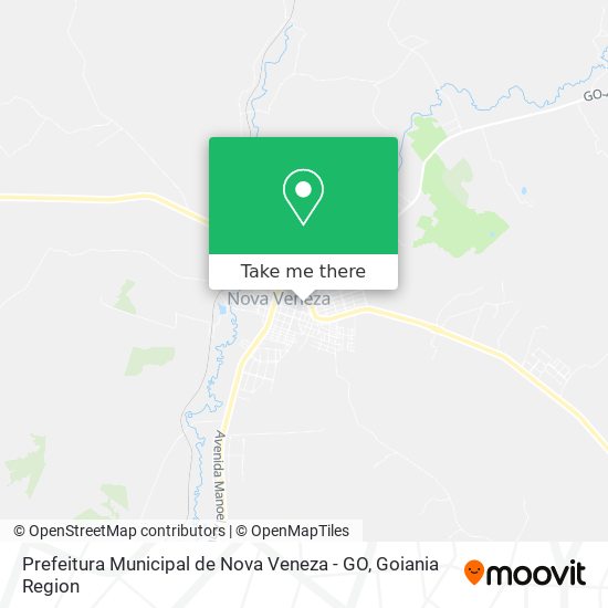 Prefeitura Municipal de Nova Veneza - GO map