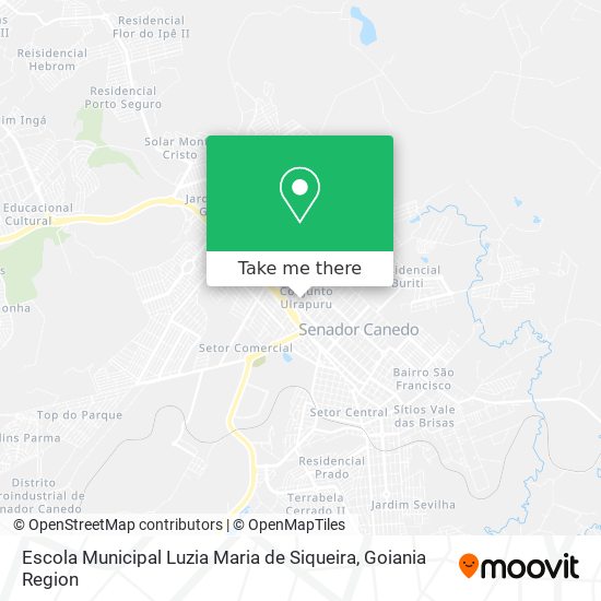 Mapa Escola Municipal Luzia Maria de Siqueira