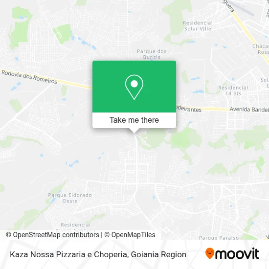 Kaza Nossa Pizzaria e Choperia map