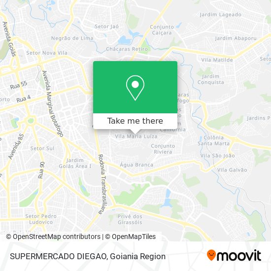 Mapa SUPERMERCADO DIEGAO