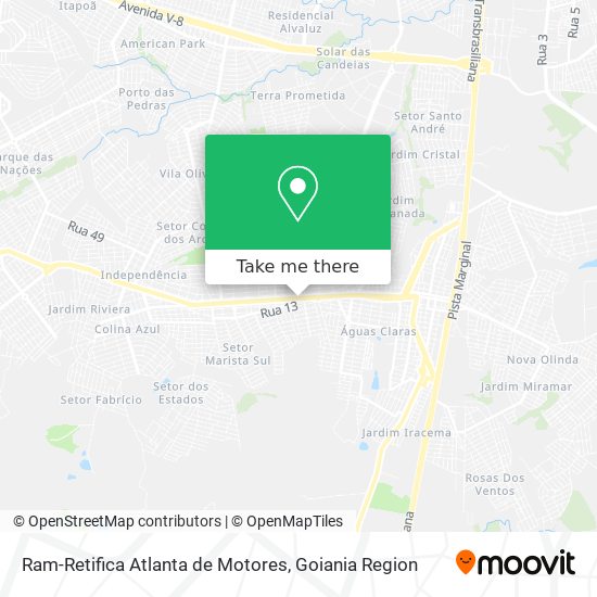 Ram-Retifica Atlanta de Motores map